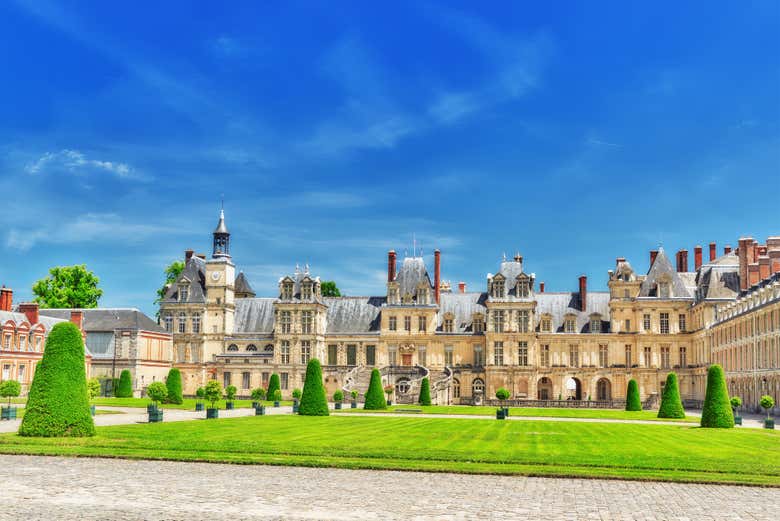 Fachada del Palacio de Fontainebleau