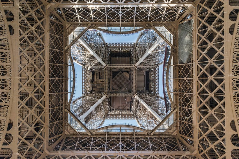 Salita a piedi sulla Torre Eiffel con guida in italiano, Parigi