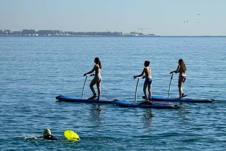 Paddle around 