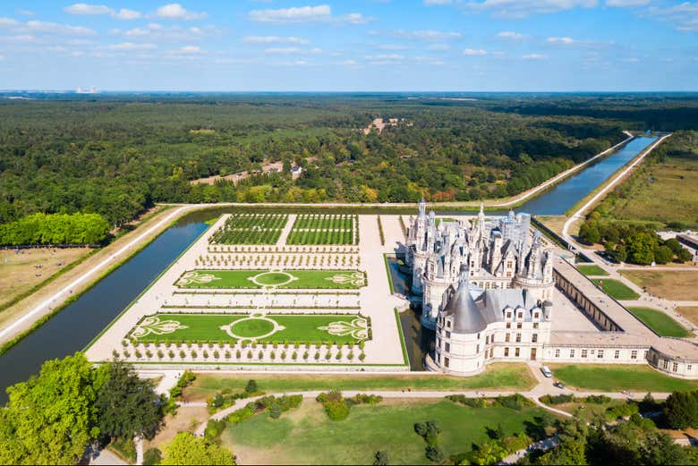 Paisajes del castillo de Chambord