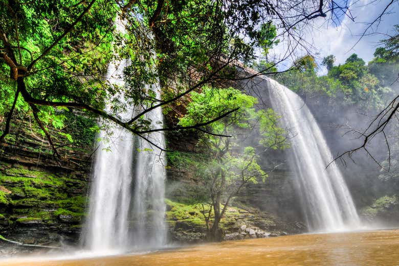 Spend a day venturing inland into Ghana for its natural wonders