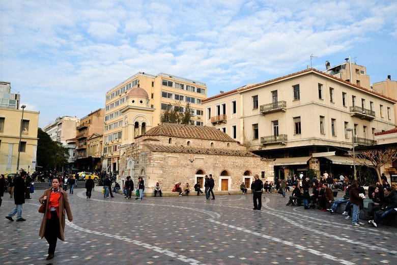 Visit the Monastiraki neighborhood