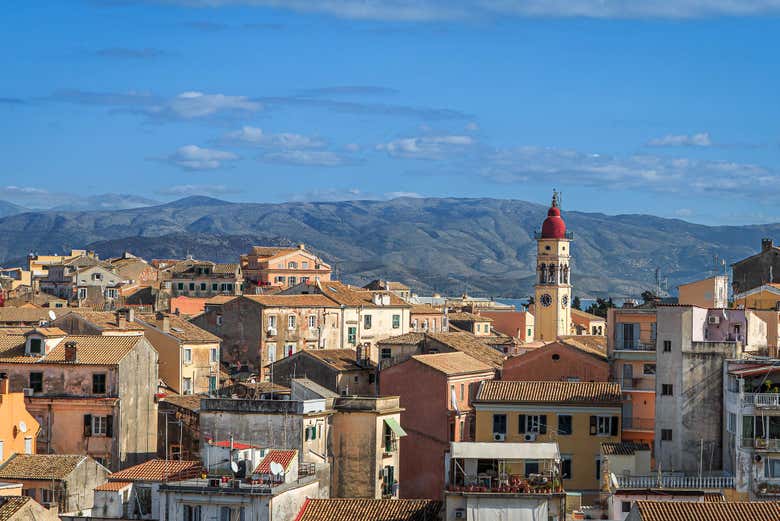 Panorámica de Corfú