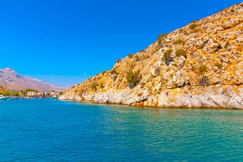 Enjoying the cruise through the Dodecanese islands 