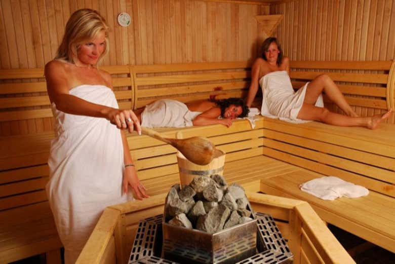 Sauna interior