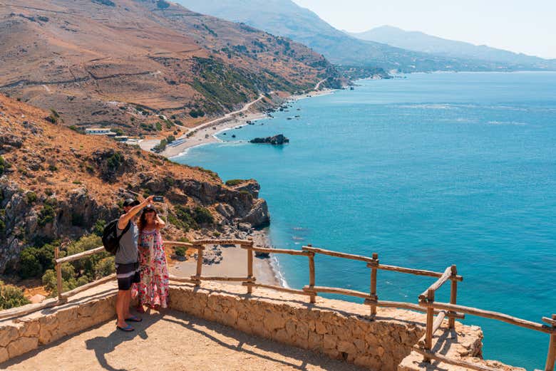 Admirez les paysages de la plage Preveli