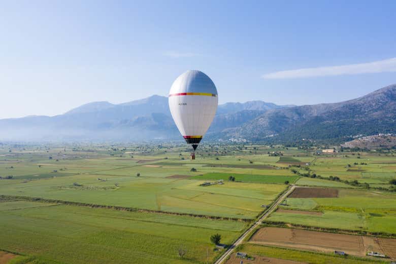 Hot air balloon ride in Heraklion