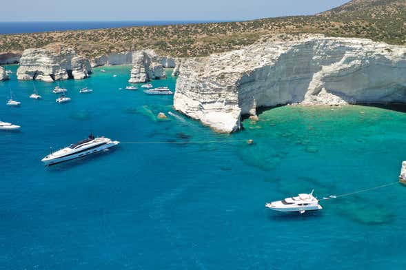 Milos Beach Boat Tour