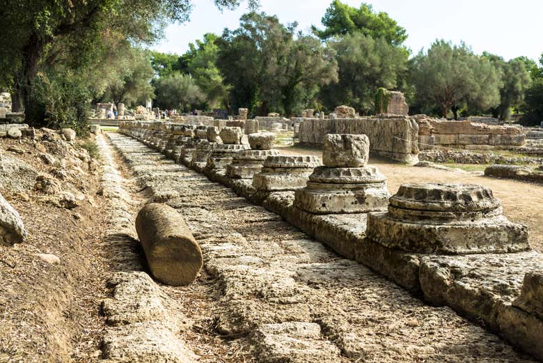 Ruinas de la antigua Olimpia