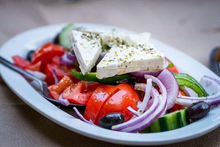 A greek salad