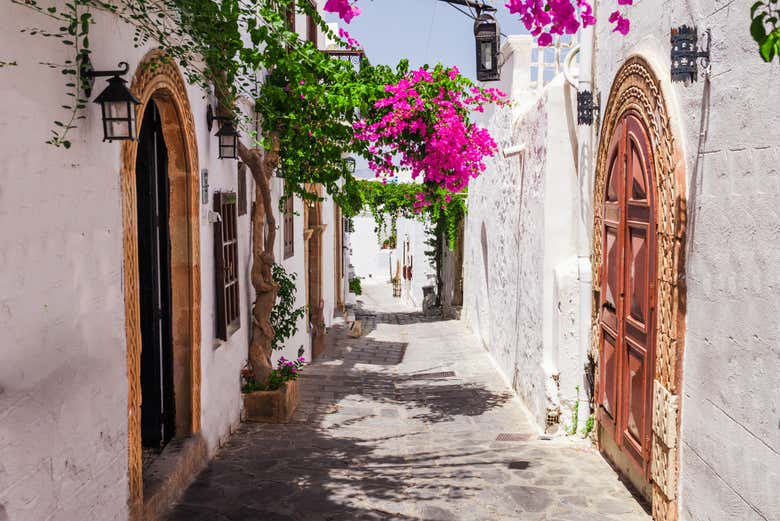 Streets of Lindos 