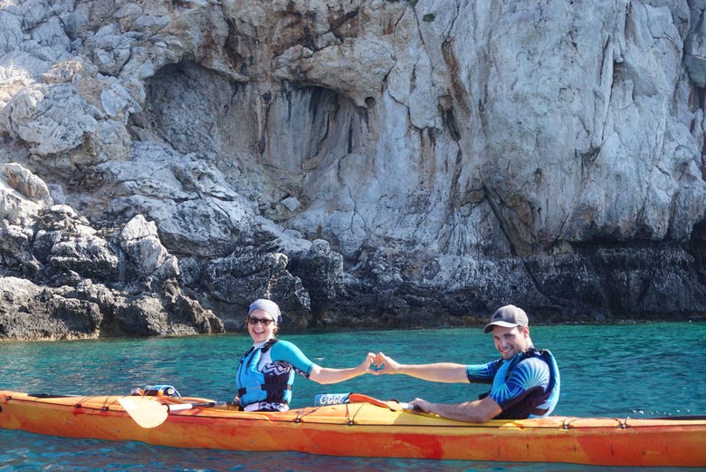 kayak tour rhodes