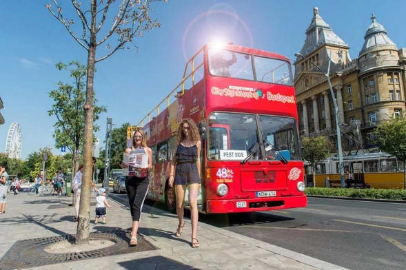 Budapest City Sightseeing Bus, Boat Ride + Guided Tour