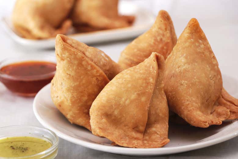 Delicious samosas