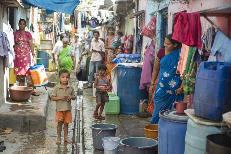 Dhavari Slum, en Bombay