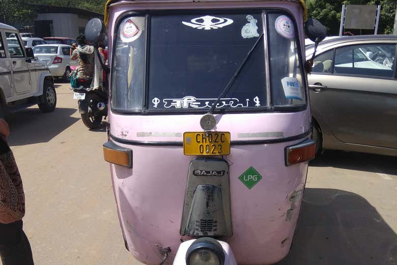 Tuk tuk em Chandigarh