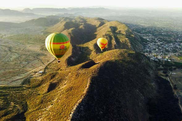 Vol en montgolfière au dessus de Jaipur