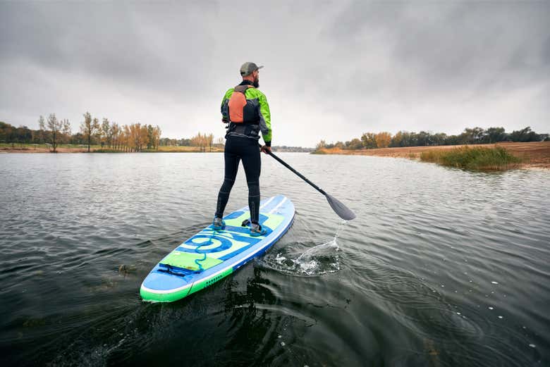 Going paddle surfing in Connemara