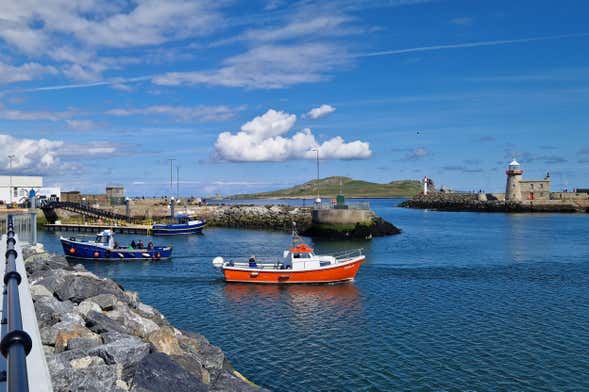 Passeio de barco por Howth e pela ilha Ireland’s Eye