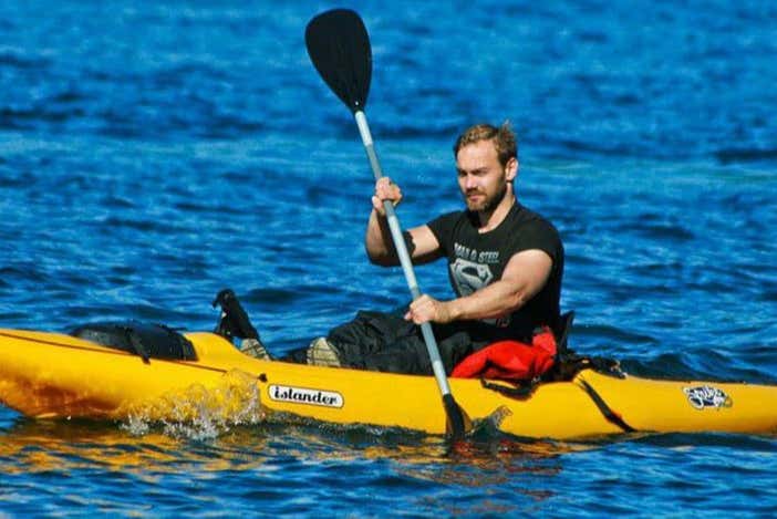 Kayaking around the area