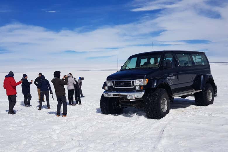 Balade en 4x4 à Vatnajökull et Skalafellsjökull