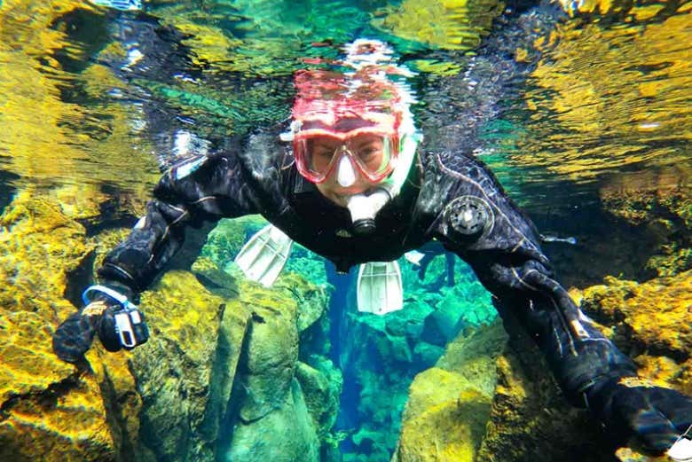 Snorkeling in Silfra Fissure + Horse Ride, Reykjavík