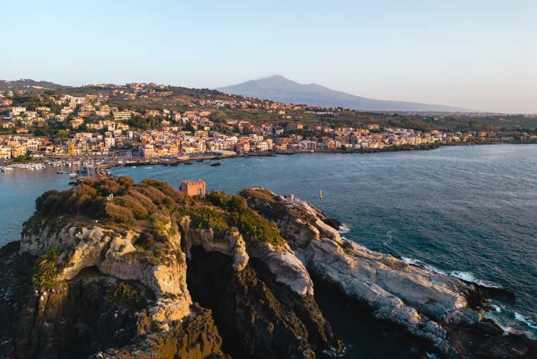 Vista aérea de Aci Trezza