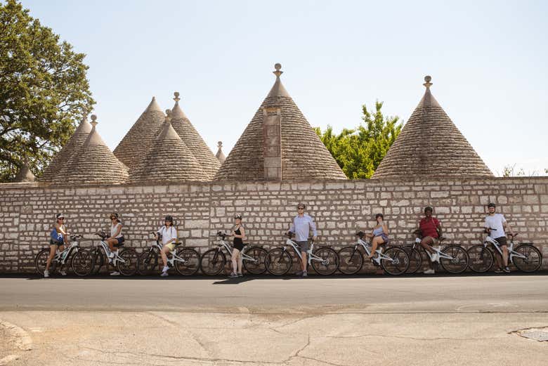 Listos para salir de Alberobello