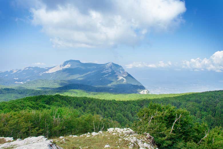 Panoramic view of Cilento National Park