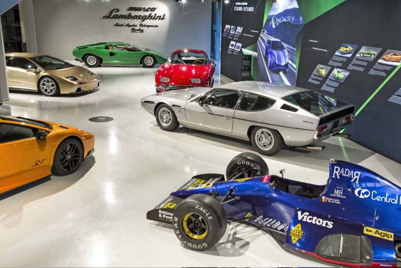 Vários modelos da Lamborghini