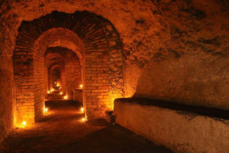 A tunnel at Galleria dei Salesiani