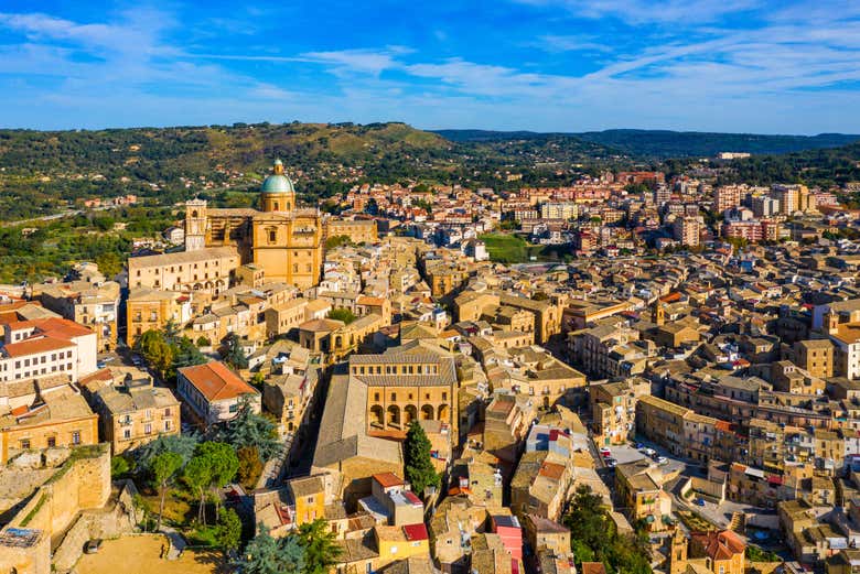 Vista aérea de Piazza Armerina