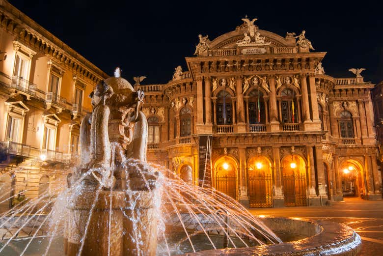 Teatro Massimo Bellini, en el corazón de Catania