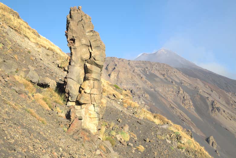 Curious rock formations in the Bove valley