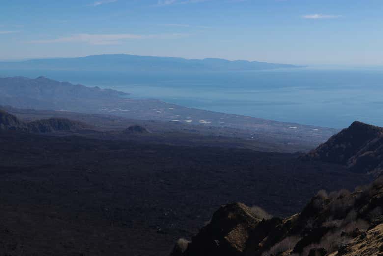 Admire incredible views of the Sicilian coastline