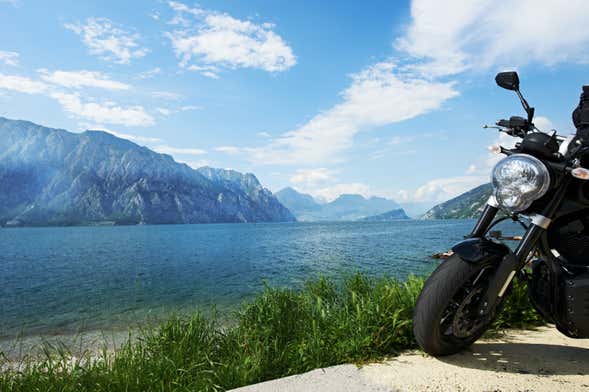 Tour de trimoto pelo lago de Garda