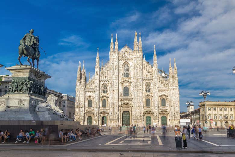 Extérieur du Duomo de Milan