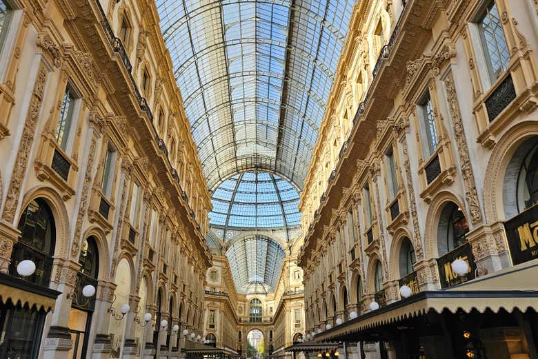 Interior de la Galería Vittorio Emanuele II