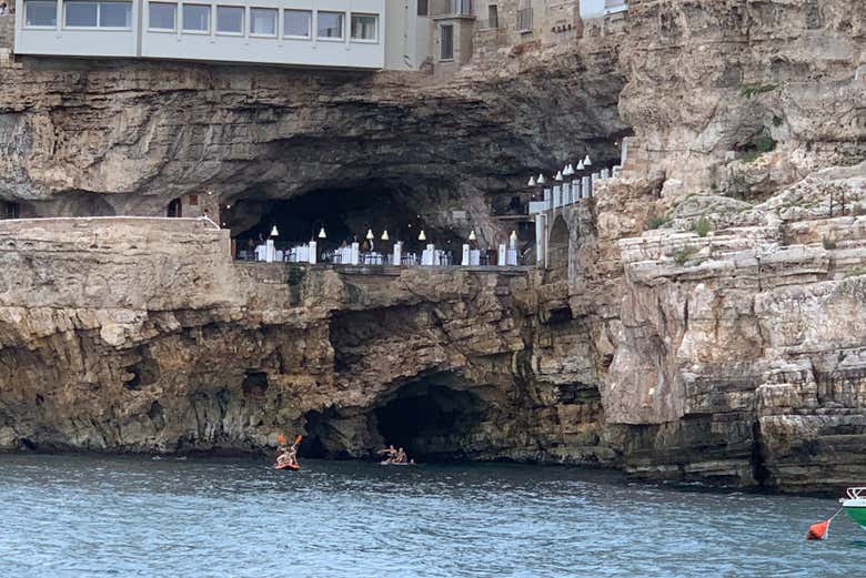 Explore sea caves from the boat