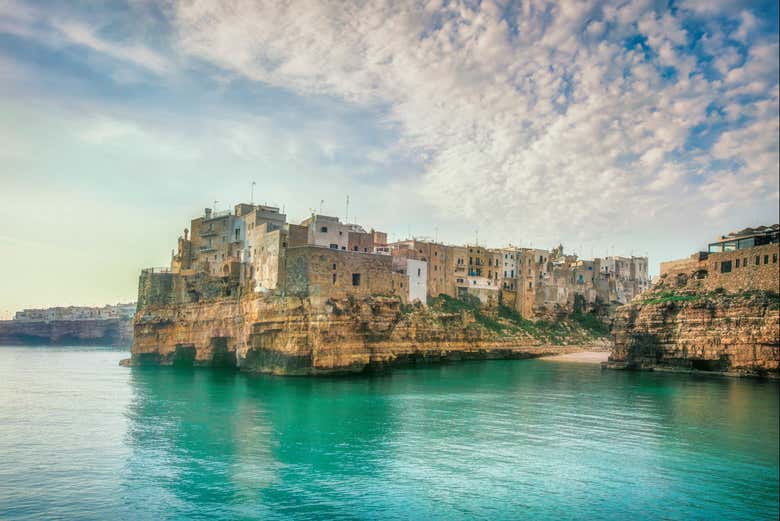 Come on this private tour of  Polignano a Mare