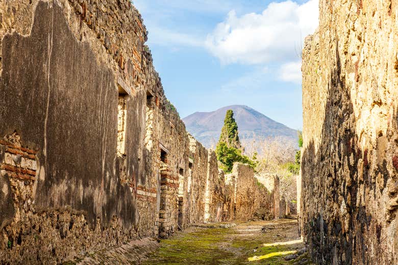 Calles de la antigua Pompeya