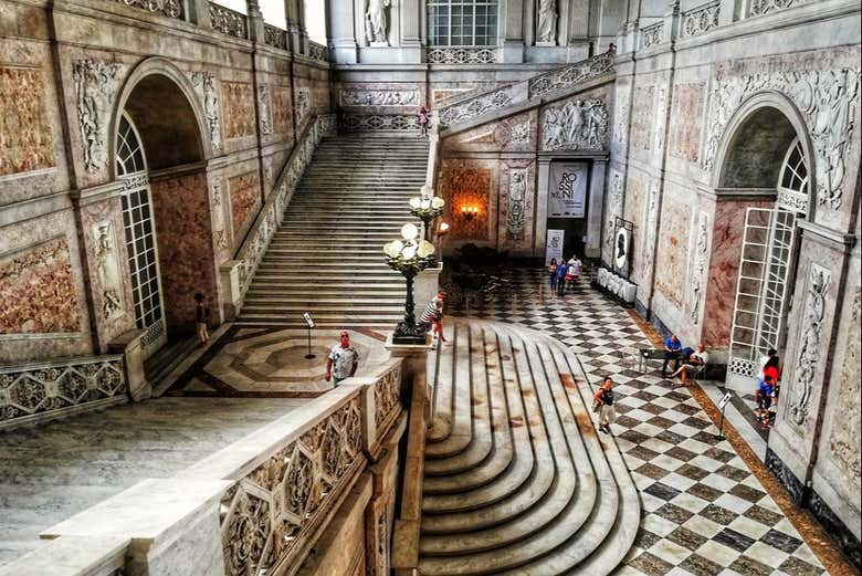 All'interno del Palazzo Reale