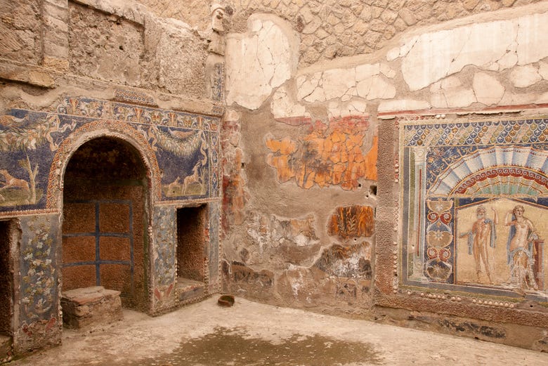 Mosaic at Herculaneum