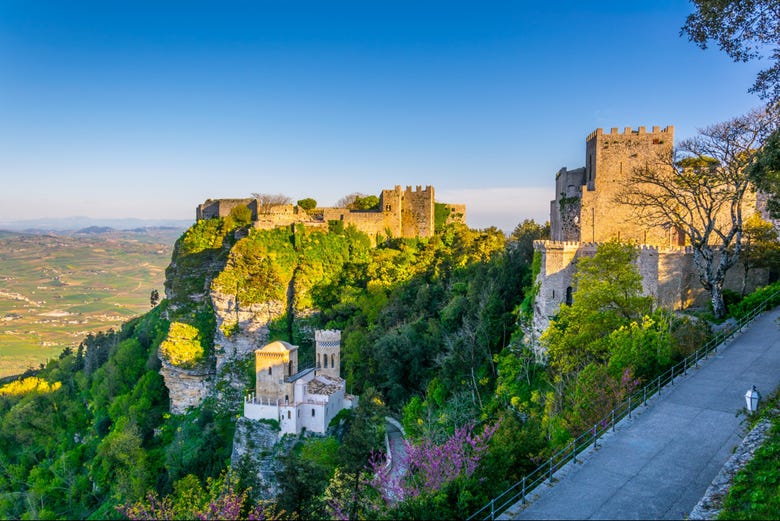 Vue panoramique sur Erice