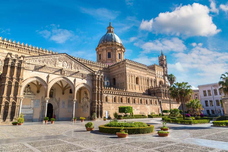 Panorámica de la catedral de Palermo