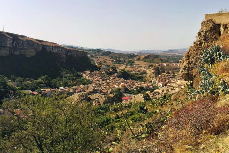 Panoramic view of Corleone