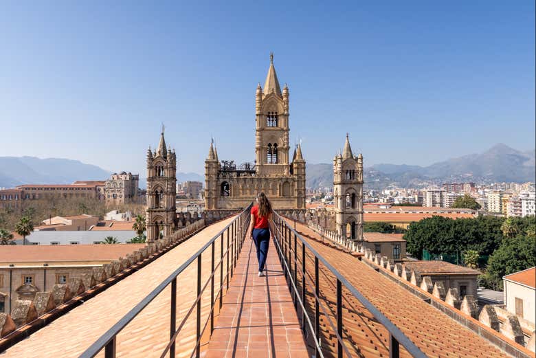 Pasarela de la catedral de Palermo