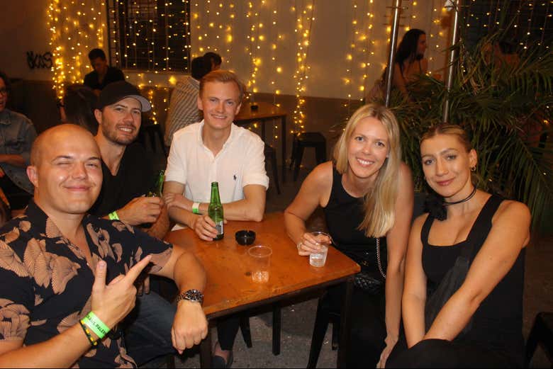 Participants à la tournée des bars de Palerme