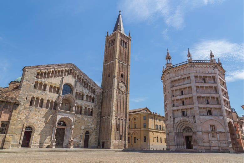 Visit the historic center of Parma