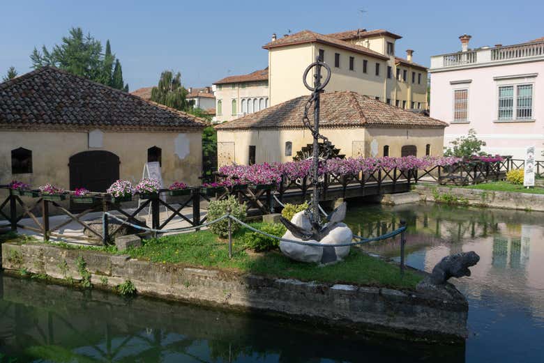 Spot the ancient windmills in Portogruaro